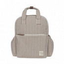 Mochila Praliné Rayas Walking Mum