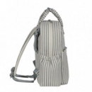 Mochila Praliné Rayas Walking Mum
