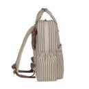 Mochila Praliné Rayas Walking Mum