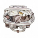 Mochila Praliné Rayas Walking Mum