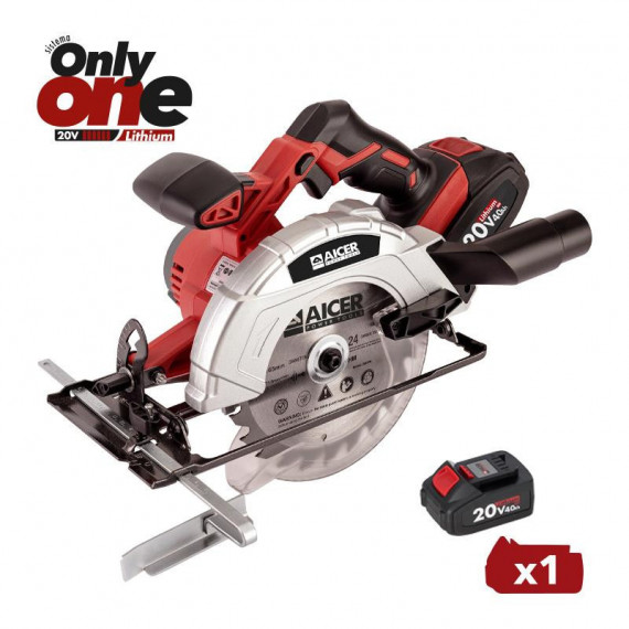 SIERRA CIRCULAR 20V ONLY ONE AICER (1X 4.0AH)