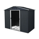 CASETA DE METAL PUERTAS CORREDERAS ANTRACITA AIRMEC 131x236x190 CM (3M2)