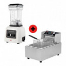 Pack Batidora Industrial + Freidora 9 Litros LARRYHOUSE