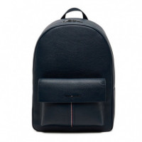 Mochila Texturizada con Bolsillo de Solapa  TOMMY HILFIGER