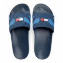 Chanclas con pala de jacquard