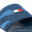 Chanclas con pala de jacquard