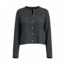 Cárdigan Con Mangas Largas Y Botones