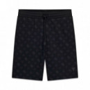 Pantalones Cortos con Logo en Todo el Lugar  GUESS