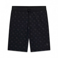 Pantalones Cortos con Logo en Todo el Lugar  GUESS