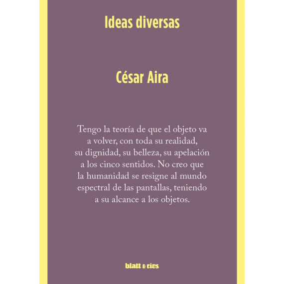 Ideas diversas