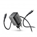 Cargador de Portátil NGS Bud Gan Usb-c 65W con 4 Conectores y Cable de 1.5M Negro para Acer