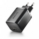 Cargador de Portátil NGS Bud Gan Usb-c 65W para Hp con 8 Conectores y Cable de 1.5M Negro