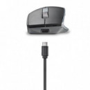 Ratón NGS Lush-rb Ergonómico Inalámbrico Multimodo Recargable 1600 Dpi Negro