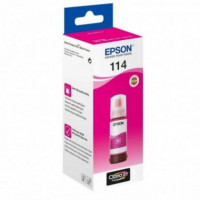Tinta EPSON 114 Ecotank Pigmento Magenta (C13T07B340)