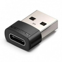 Adaptador VENTION CDWB0 Usb-c Macho a Usb-a Hembra 2.0 Negro