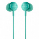 Auriculares NGS Cross Drift Mint In-Ear con Micrófono Jack 3.5mm Verde Menta