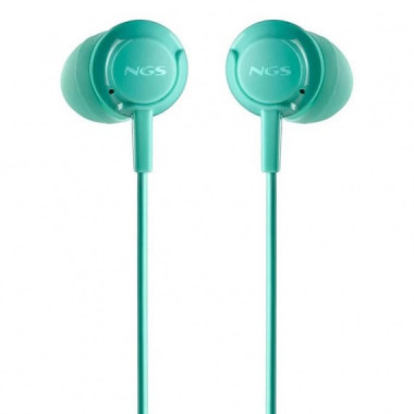 Auriculares NGS Cross Drift Mint In-Ear con Micr&oacute;fono Jack 3.5mm Verde Menta