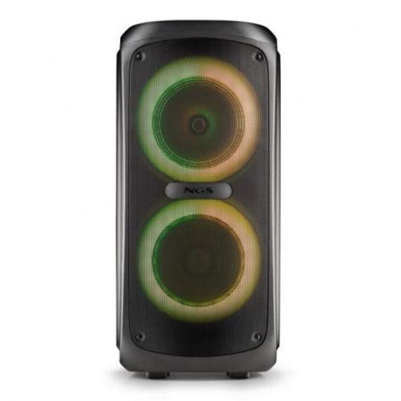 Altavoz Portátil NGS Wild Temper 200W con Bluetooth 5.3, USB, MicroSD, Micrófono y Auxiliar