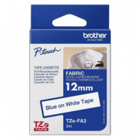 Cinta Textil BROTHER TZEFA3 12MM para Rotuladoras P-touch