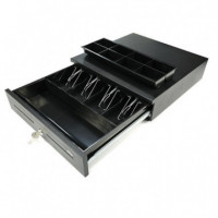 Cajón Portamonedas Avpos Cash U290 de Acero 41CM con Bandeja Extraíble  CASH TESTER