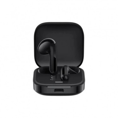 Auriculares Xiaomi Redmi Buds 6 Active Bluetooth 5.4 Inal&aacute;mbricos Negros