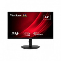 Monitor VIEWSONIC VG2408A-MHD Led 24" IPS Fhd 100HZ, Ajuste Altura, Giro, Eye Protect+