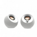 Altavoces CREATIVE Pebble 2.0 V3 BLUETOOTH Blancos (51MF1700AA002)
