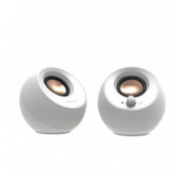 Altavoces CREATIVE Pebble 2.0 V3 BLUETOOTH Blancos (51MF1700AA002)