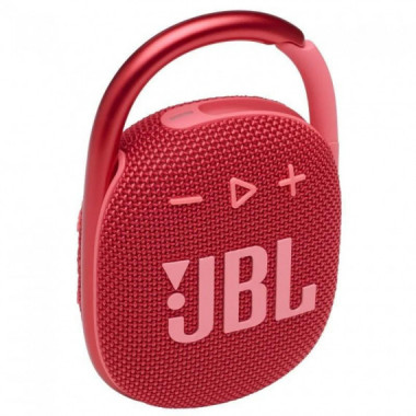Altavoz Port&aacute;til JBL Clip 4 Inal&aacute;mbrico Bluetooth 5.1 IP67 Rojo