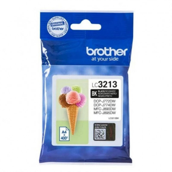 Cartucho de Tinta Original BROTHER LC3213BK Negro Xl