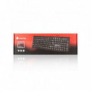 Teclado NGS Funky USB Multimedia Negro