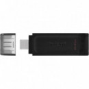 Pendrive KINGSTON Datatraveler 70 Usb-c 3.2 Gen 1 Negro 64GB