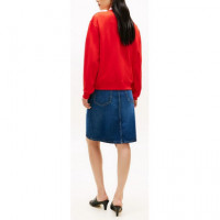 TOMMY HILFIGER - Th Script Reg Sweatshirt - Sne - F|WW0WW48724/SNE