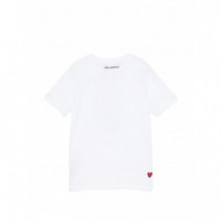 KARL LAGERFELD - Ikon Valentine T-shirt - 100 - B1W17038/100