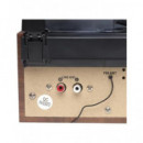 DENVER Tocadisco VPR-190MK3 con Altavoz/radio/aux Negro