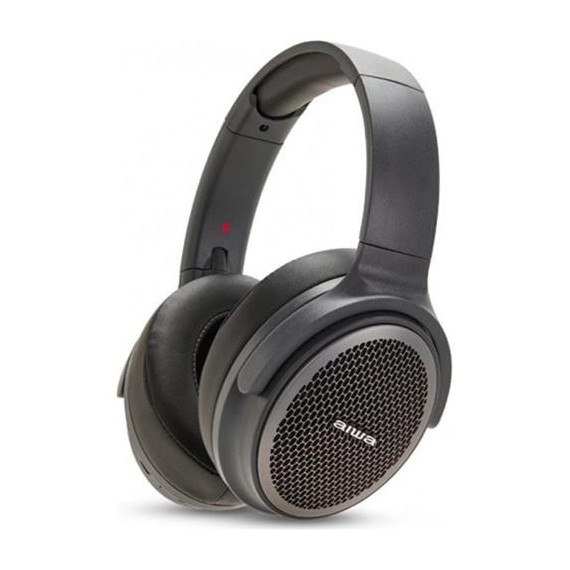 AIWA Auricular Casco Bluetooth HST-250BT/TN Gris,Ranura Micro SD,Conexion Jack 3.5mm