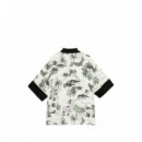 KARL LAGERFELD - fluid pj blouse - 1gw - B2W11016/1gw