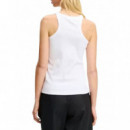 KARL LAGERFELD - autograph logo tank top - 101 - B2W17003/101