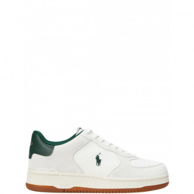 POLO RALPH LAUREN - BEDFORD PP-SNEAKERS-LOW TOP LACE - DECKWASH WHITE FOREST - 809P07173003/DECKWASH WHITE FOREST