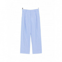 KARL LAGERFELD - Autograph Striped Poplin Pants - 1IK - B2W10029/1IK