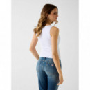 SL 4G ALLOVER TANK TOP PURE WHITE