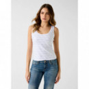 SL 4G ALLOVER TANK TOP PURE WHITE