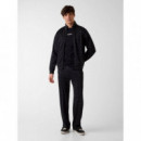 Ovidio Full Zip Sweatshirt 4G Peony Blac  GUESS