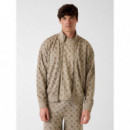 Ovidio Full Zip Sweatshirt 4G Peony Impa  GUESS