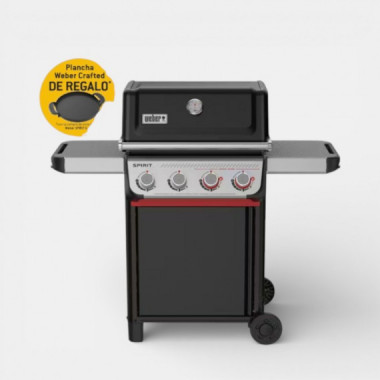 Barbacoa de gas Spirit&reg; E-425 + Plancha Weber Crafted&reg; de regalo Weber&reg;