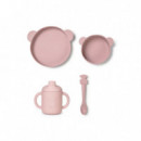 Vajilla 4 Piezas Silicona Baby Tous  TOUS BABY