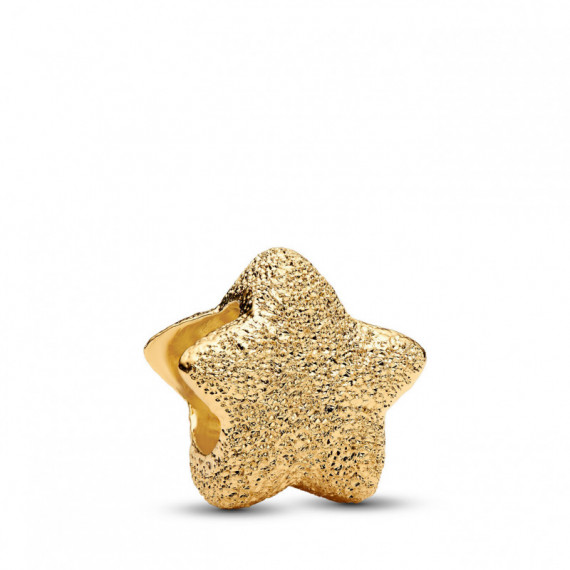 PANDORA Mini Charm Texturizado de Estrella PANDORA Moments 764050C00