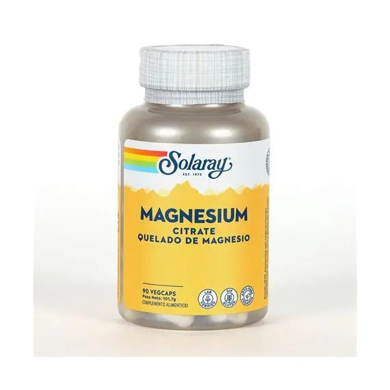 Citrato de Magnesio 90 Capsulas SOLARAY
