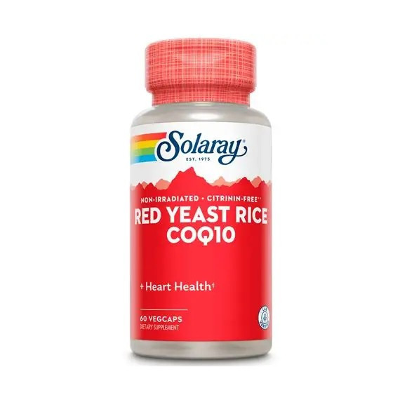Red Yeast Rice COQ-10 60 Capsulas SOLARAY