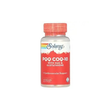 Pqq COQ-10 Nac& Glutathione 30 Capsulas SOLARAY